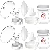 Nenesupply 17mm Flange Pump Parts Compatible w Spectra S2 S1 Breast Pumps Replacement Kit for Spectra Pump Parts S2 Parts S2