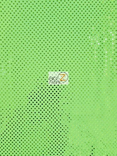 SMALL CONFETTI DOT SEQUINS FABRIC - Neon Green - 44"/45" WIDTH SOLD BY THE YARD POLKA DOT