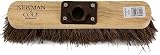 Newman and Cole 12 inch Wooden Broom Head with Stiff Natural Bassine Bristles view 3