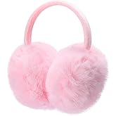 ZTL Women Winter Ear Muffs Fluffy Faux Fur Warm Earmuffs Girls Ear Warmer Soft Plush Outdoor Adjustable Ear Covers