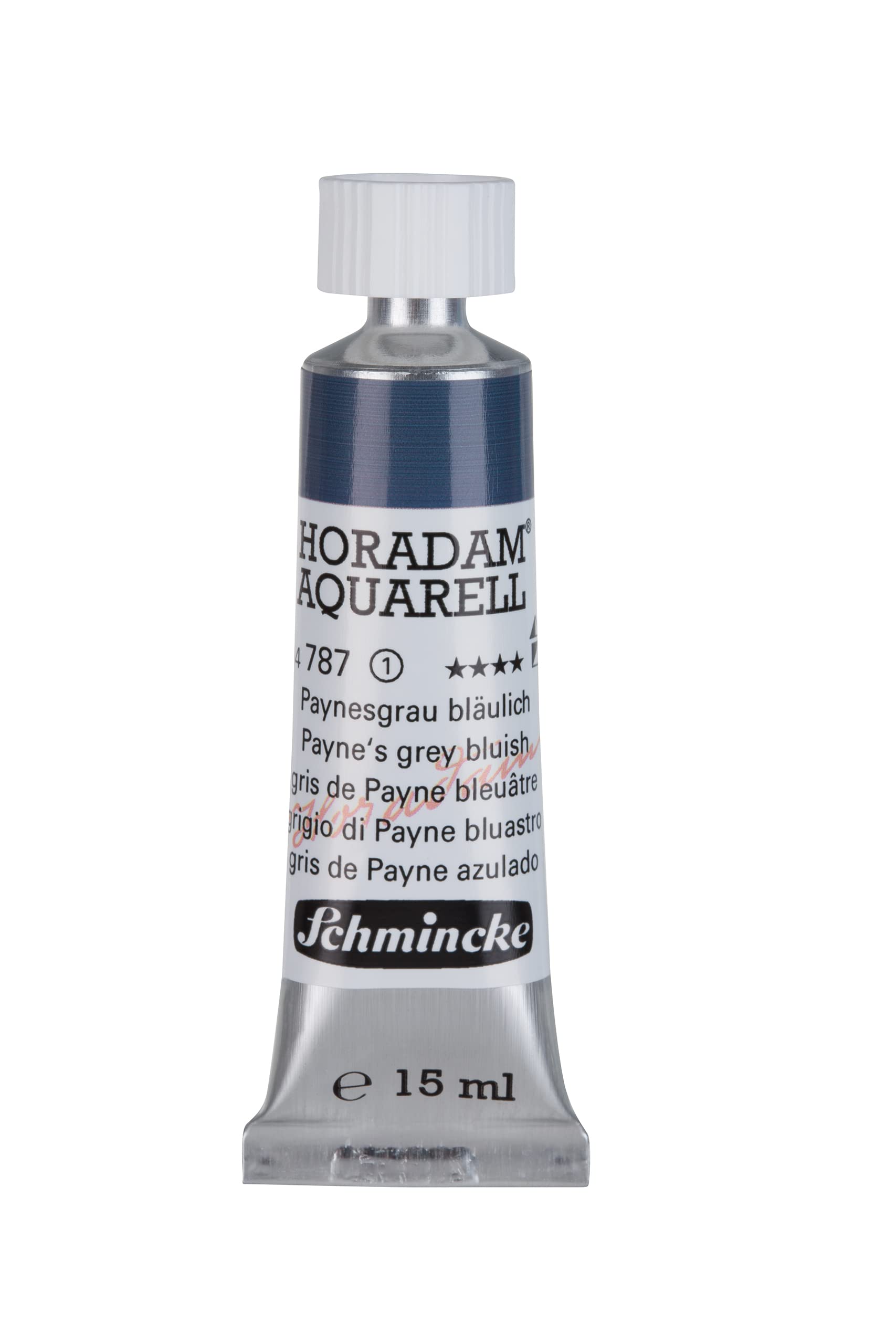 Schmincke - HORADAM® AQUARELL - finest artists' watercolour paints, 787 Paynes grey bluish, 14 787 006, 15 ml tube — image 1