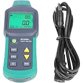 Circuit Analyzer AC100-240V RMS Circuit Analyzer Tester MS5908A LCD Circuit Analyzer, Voltage Detector GFCI RCD Fault Tester (MS5908A US Plug)