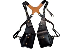 GENERIC Men Anti Underarm Shoulder Bag Adjustable PU Leather Strap Wallet Bag Outdoor Phone Bag