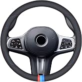 Erivis 2025 Nappa Leather Car Steering Wheel Cover for BMW | for X3 X5 X1 X4 X7 X6 2 5 3 7 8 4 M2 M3 M4 M5 M6 M8 Series IX 328i 528i 535i 530i 540i 320i 330i 325i e90 e60 f30 Accessories