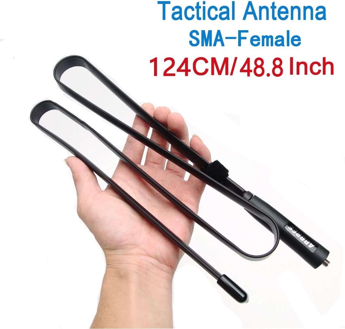 48.8 Inch ABBREE Army Game Foldable Tactical Outdoor Sports Dual Band 2M/70CM 144/430MHz Antenna for Baofeng UV-5R UV-82 BF-F8HP GT-3TP Ham Two Way Radio: Car Electronics