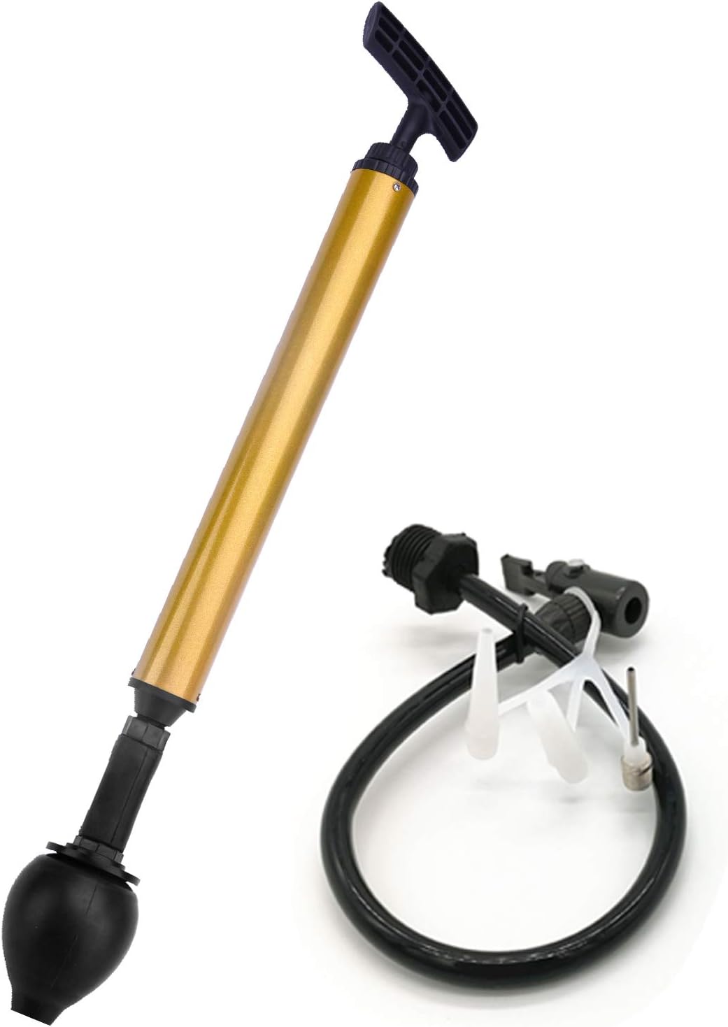 MOTYYA Toilet Plunger, Powerful High Pressure Manual Multi Drain Buster Dredge Opener Suitable for Bathroom,Toilet,Bathtubs,Showers Clog Remover Multifunctional Ball Pump Tool Bike Inflator
