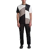 Karl Lagerfeld Mens Stretch Logo Belted Cargo Pant