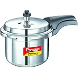 Prestige Deluxe Plus Aluminum Pressure Cooker, 3 Liter