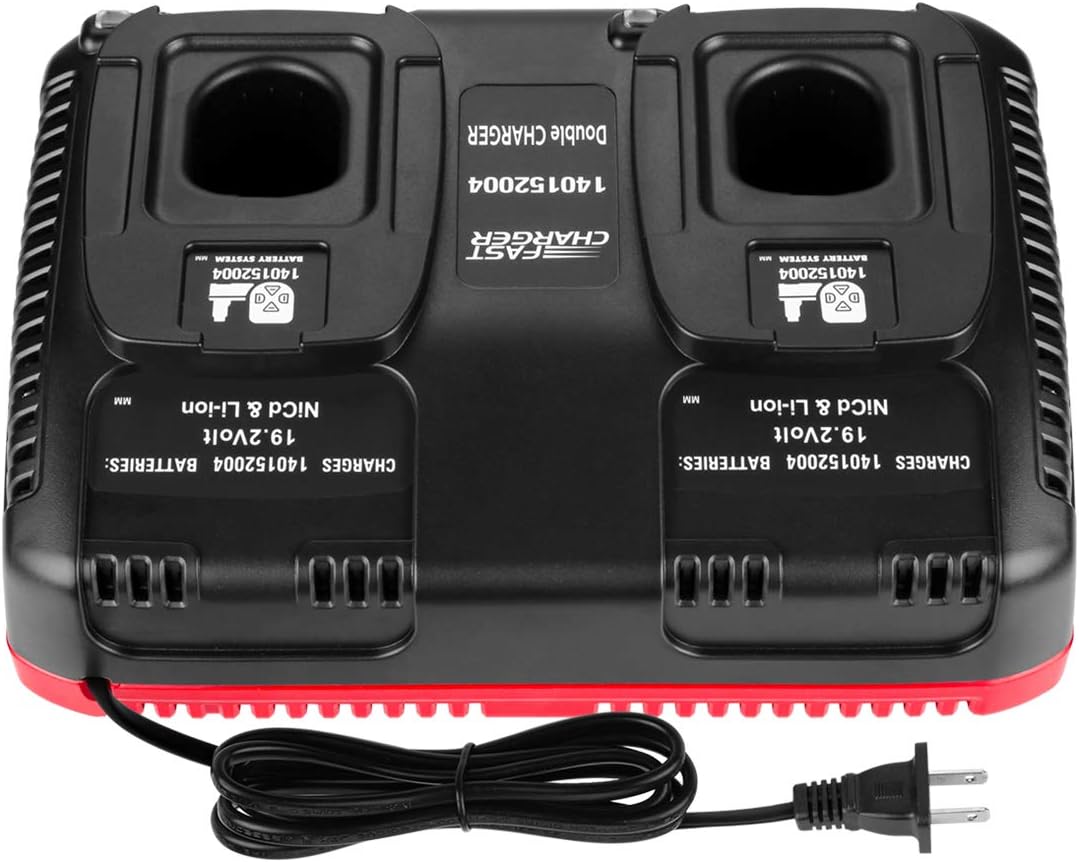 Energup 19.2Volt C3 Battery Dual Port Charger for Craftsman 19.2V