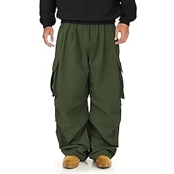 Baggy Cargo Pants Men Wide Casual Parachute Pants