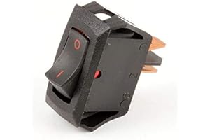 Carling Technologies RA901-VB-B-9-V Switch, Rocker, SPST, 16A, 250V, Black