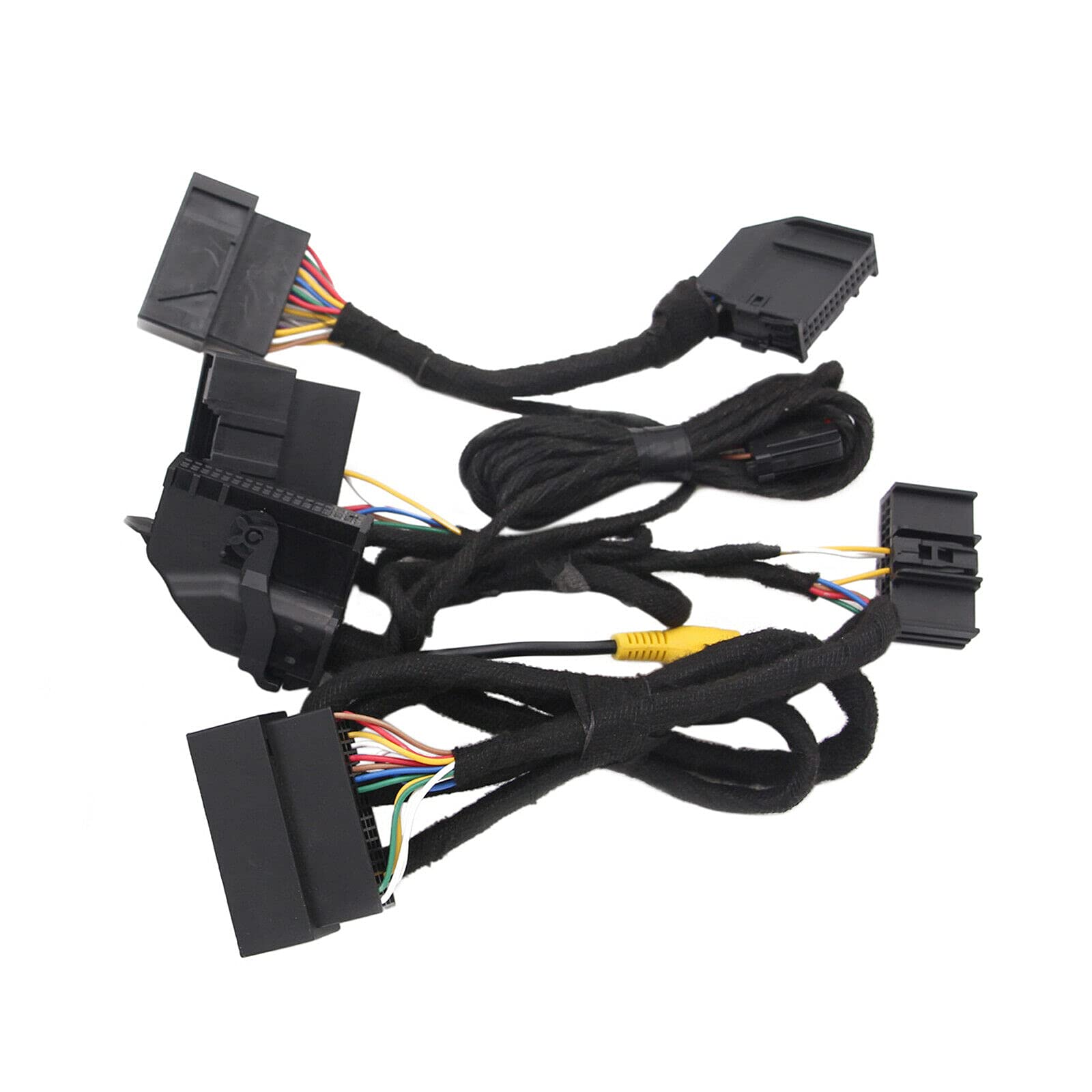 Photo 1 of Tiny Force 4'' to 8'' PNP Conversion Power Harness Compatible with Ford Fusion Edge F-150 Explorer Mustang Taurus Ranger Upgrade SYNC 1 to SYNC 2 or SYNC 3 Replaces HC3Z-19A387-B HU5Z-19A387-A, Black