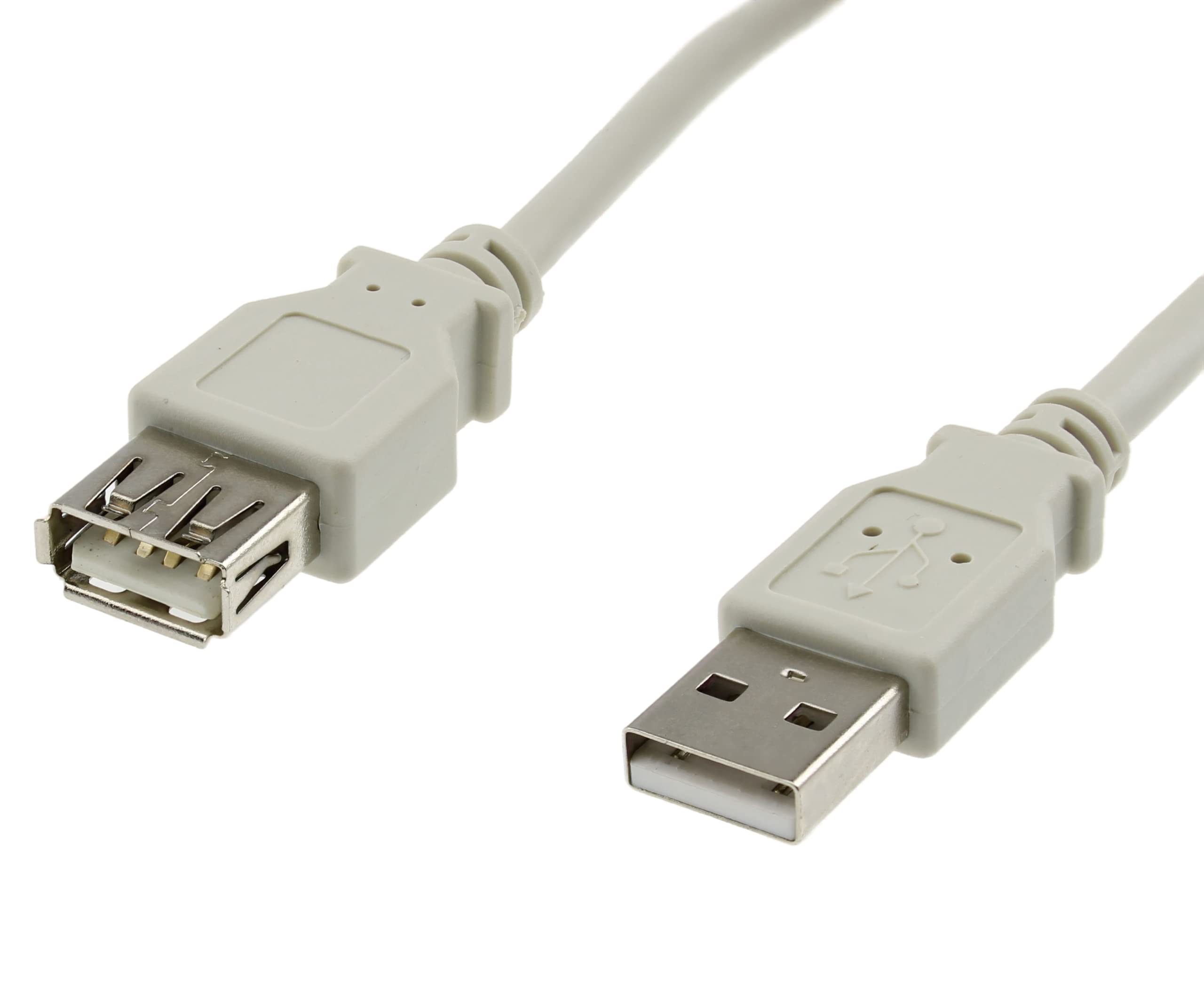 Reulin 3M Long USB High-Speed Extension Cable Nickel- Plated USB.2 3 M A-Male to A-Female 3 Metre