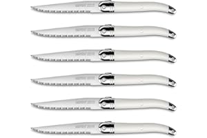 Set of 6 Knives - Laguiole Héritage - Made in France (White)