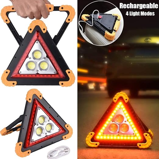 Orel_carparts 30W Dreieck Wasserdichte USB wiederaufladbare tragbare LED COB Arbeitslicht Outdoor-Notleuchte Scheinwerfer Aut