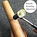 PHYHOO Jewelry Tool Wooden Round Bracelet Sizing Bangle Mandrel Wire Wrapping Tool