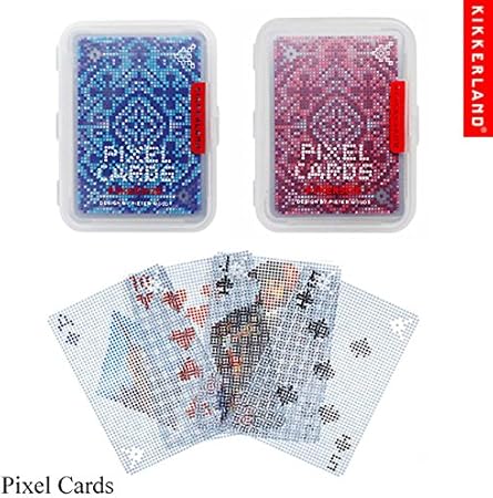 Amazon Kikkerland キッカーランド Pixel Cards ピクセルカード レッド Hd22 カードゲーム トランプ おもちゃ