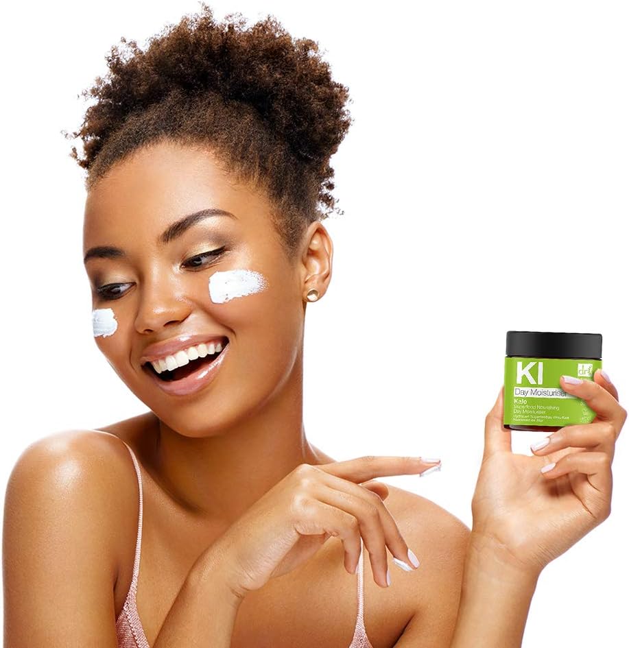 Dr Botanicals Apothecary Superfood Nourishing Day Moisturiser with Kale, Cocoa butter, Vitamins. Promotes Collages - Image 4