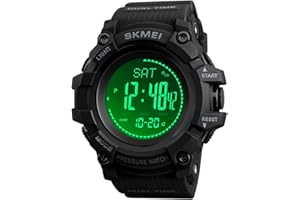 Mens Outdoor Sports Army Watches Pedometer Calories Digital Watch Altimeter Barometer Compass Thermometer Weather Men Watch (