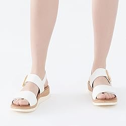 UBFEN Womens Flat Sandals Arch Support Open Toe