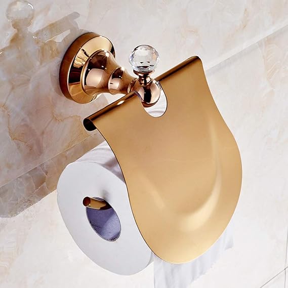 ETH Soporte De Papel Higiénico De Oro Europeo Cobre Toallero ...
