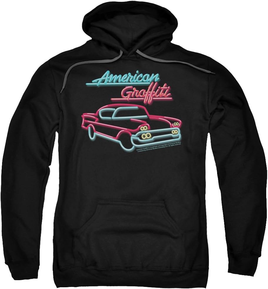 American Grafitti - Mens Neon Pullover Hoodie