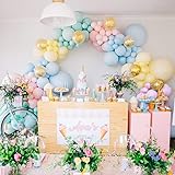 80pcs Of Pastel Balloons With Balloons Garland Macaron Color
