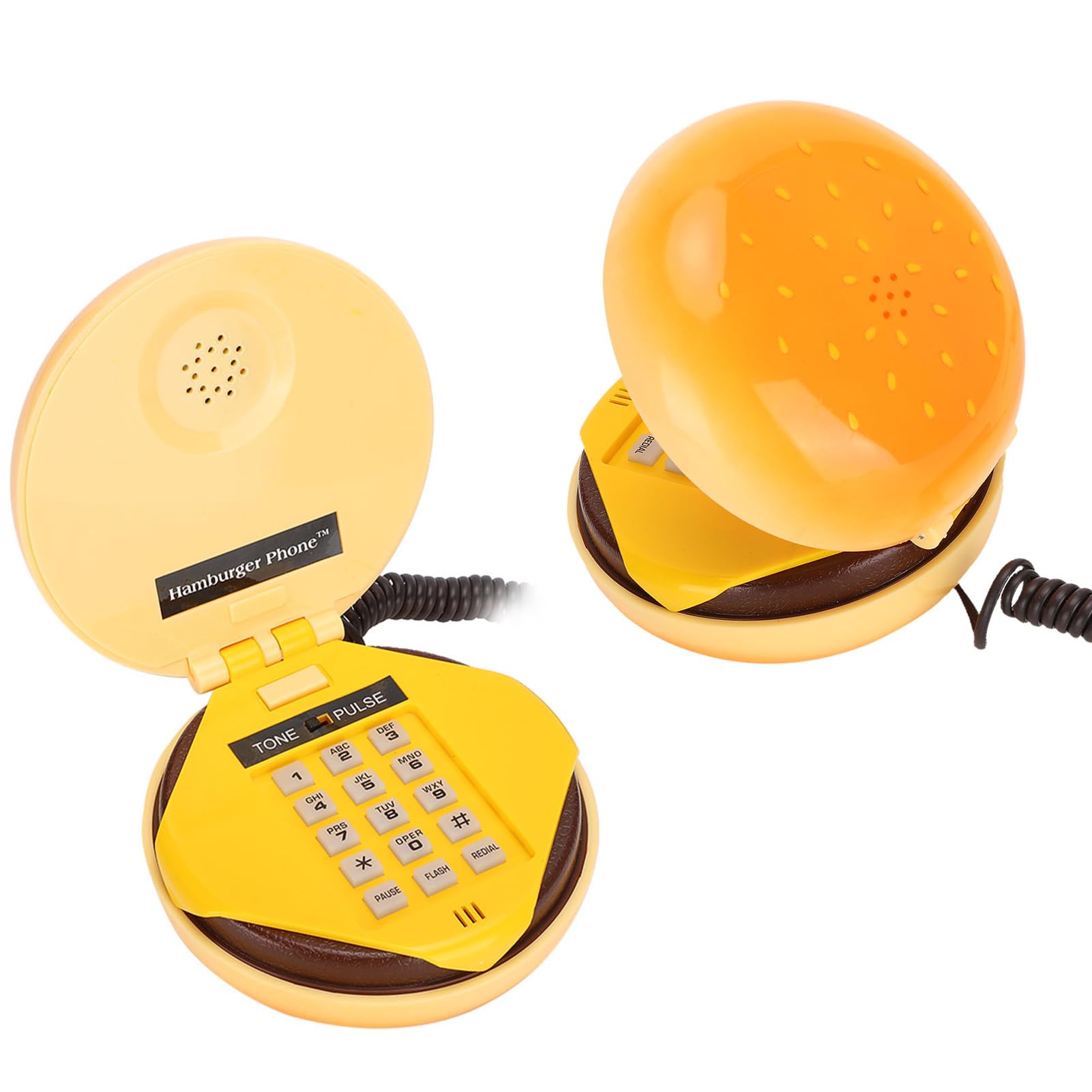 Juno Burger Phone Hamburger Phone Landline, Novelty Emulational Telefony analogowe i DECT
