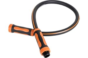 FYPower Lead-In Short Garden Hose 3ft x 5/8", Heavy Duty, Flexible, Lightweight, Kink Resistant Water Hose with Swivel Grip Handle, Male to Female Crush Resistant Aluminum Fittings