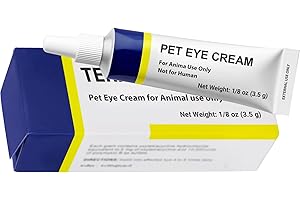 Ajfwm Terrmamyzal Pet Eye Cream Health for Dogs, Cats Horses, Birds, Sheep 1/8 oz /3.5gr