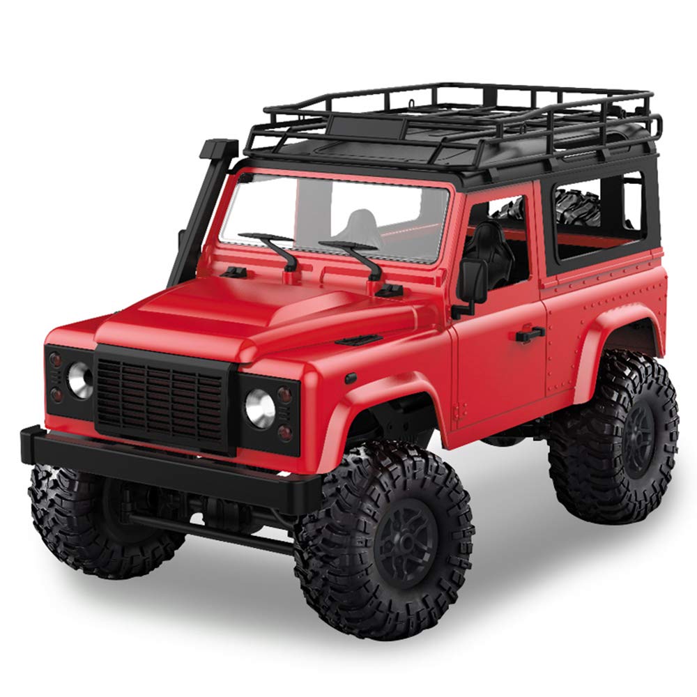 Goolsky Rock Crawler 1/12 4WD 2.4G Remote Control High Speed Off Road Truck RC Car Led Light RTR MN-D90