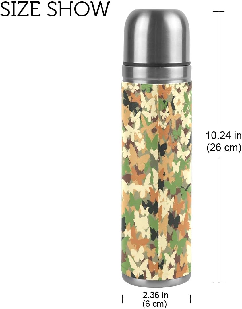 butterfly thermos flask