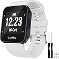 GVFM Band Compatible with Garmin Forerunner 35, Soft Silicone Replacement Watch Band Strap for Garmin Forerunner 35 Smart Watch