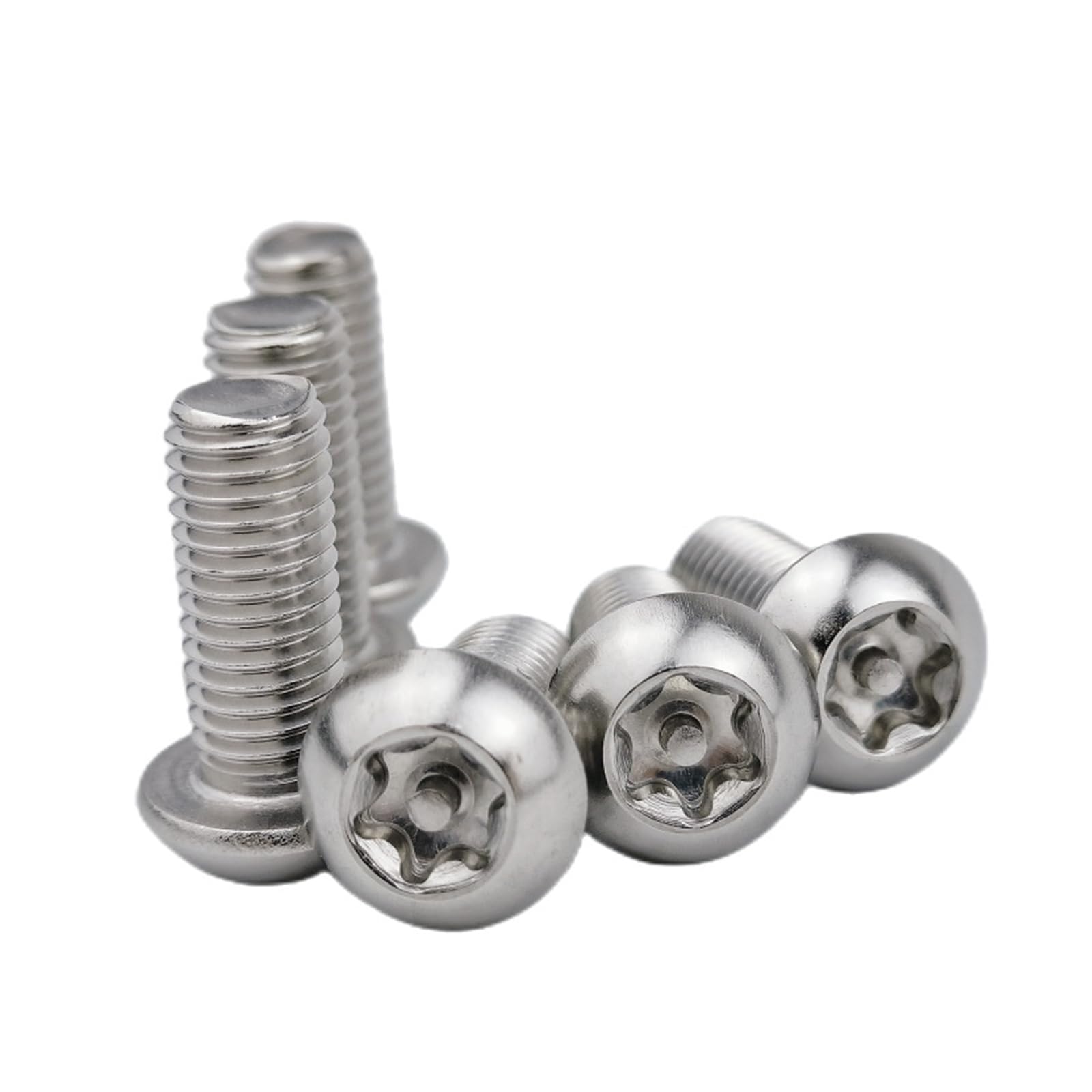 Photo 1 of 10 PCS Button Head Socket Cap Screws - M8*30 Tamper Proof Security Screw - 5/16-18 x 1-1/4" - Pan Head Hex Bolt Socket Screws for Electronics, Automotive, Oil Pipeline, Mounting & More