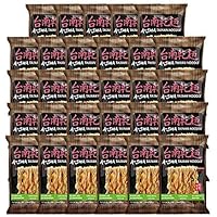 A-SHA Healthy Ramen Noodles - Thin Tainan Style - Original Flavor Sauce Pack Included - 1 Case (29 Servings)