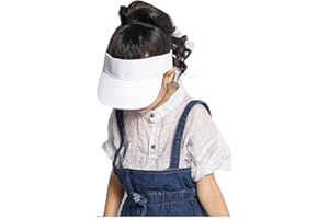 Toddler Sun Visor Girls Age 2-6, Kids Beach Visor Summer UV Protection Sport Cap for 6-12T