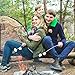 Marshmallow Roasting Sticks - Best Camping, BBQ & Grill Cooking - Steel Forks Set of 5 - SAFE FOR KIDS Extra Long 45’’ Telescoping - Perfect Smores Sticks & Hot Dog Forks - Outdoor Smores Kit