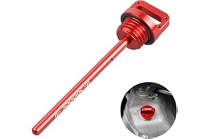 NICECNC T6 Aluminum Engine Oil Dipstick with O-Ring Compatible with Yamaha Raptor 700 YFM700 YFZ 450 2004-2009,2012-2013 Replacement for 5LP-21761-00-00 5LP-21761-00-00 See Fitment
