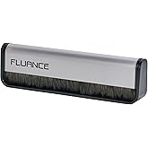 Fluance Anti-Static Carbon Fiber Record Cleaning Brush - Safely Removes Dust & Static from Vinyl Records to Preserve Sound Qu