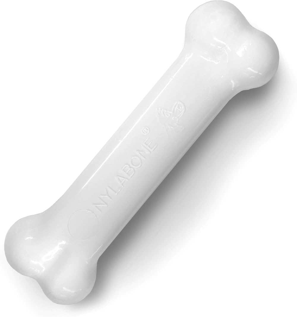 Nylabone Dura Chew Extreme Chicken Flavour Dog Toy Bone M for Dogs Up to 16 kg