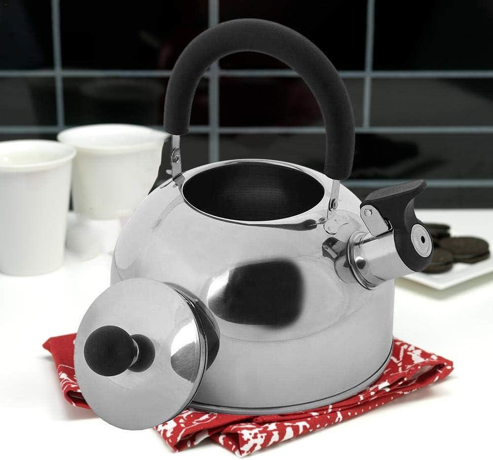 Bollitore Fornello Gas Bollitore A Fischio In Acciaio Inox 2,5L - Per Fornelli A Gas E Campeggio Bollitore Portatile - Foto 10