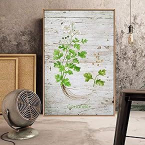 Floating Framed Canvas Wall Art for Living Room, Bedroom Plant Canvas Prints for Home Decoration Ready to Hang - 16x24 inches