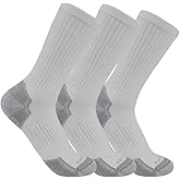 Carhartt Men's SC6203M Midweight Cotton Blend Crew Sock 3-Pack