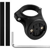 Rearview Radar Tail Light Mount Seat Post Holder with Washer &amp; Wrench | Compatible with Garmin Varia, Quarter Turn MTB Road Cycling Bars Clamp Bracket for 27.2mm 30.9mm 31.6mm Round Seatpost
