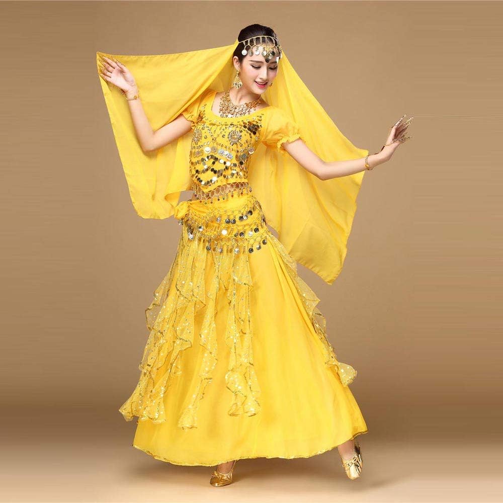 Rock Mit Laternehulse Fur Party Karneval Inlladdy Damen Bauchtanz Outfit Kostum Indien Tanzkleidung Top