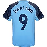 Manchester City Football Club Official Gift Boys Poly Training Kit T-Shirt