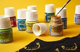 PEBEO Setacolor Opaque Fabric Paint 45ml Shimmer Gold - Vibrant Finish view 4
