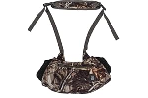 RASTKY Heating Handbag Waterproof Electric Hand Warmer for Ice Fishing Camping, Black 46 X 18cm