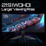Gigabyte GS34WQC 34 inch WQHD Curved Monitor 3440x1440 135Hz OC view 8