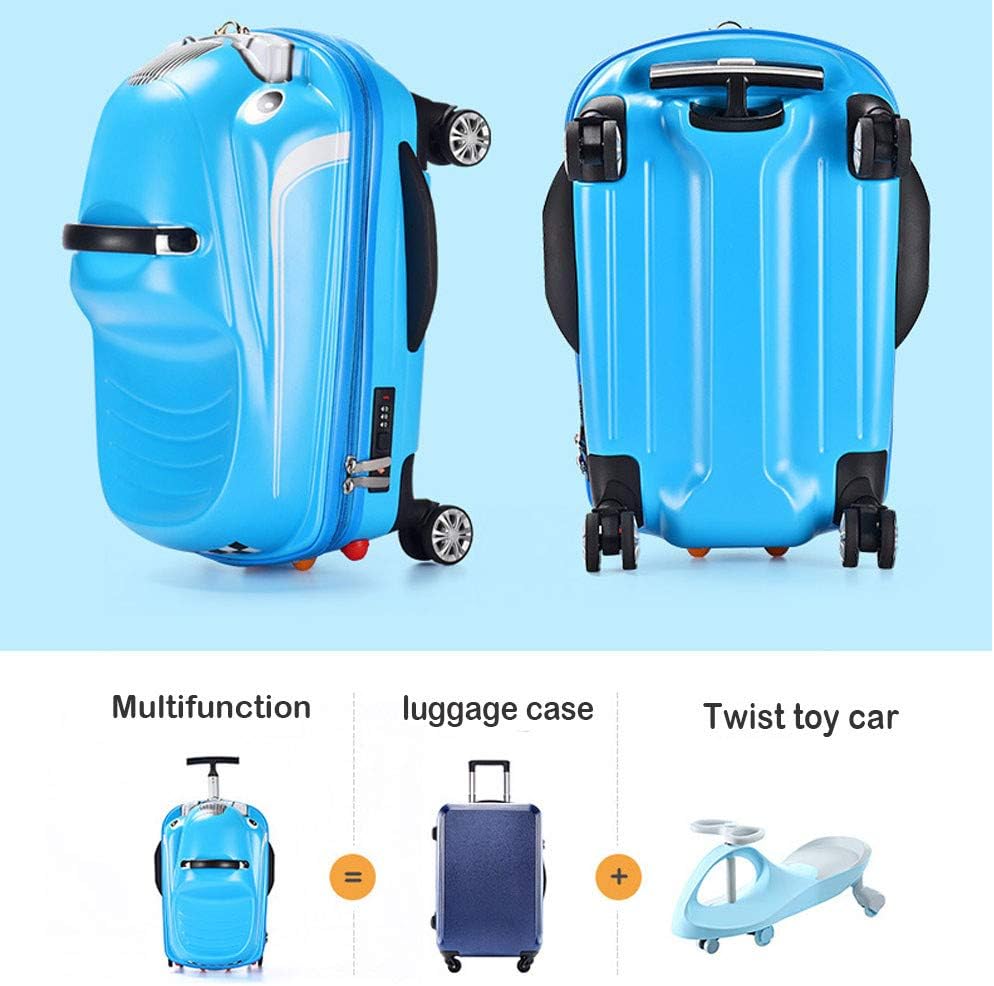 Luggage & Bags Kids' Luggage Blue 20in Kids Carry On Luggage with